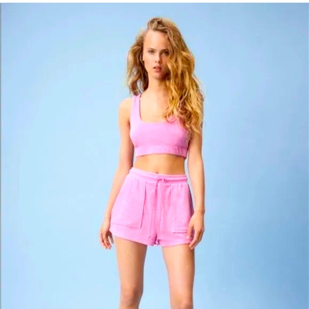 Pink cloth lounge set